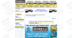 Desktop Screenshot of hodesco.com