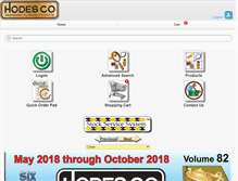 Tablet Screenshot of hodesco.com